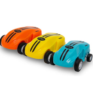 Doodle Mini Car Spinner with Flashing Lights, Blue