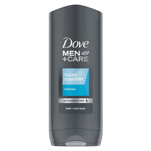 3 Pk Dove Men+Care Clean Comfort Micro Moisture Shower Gel 400ml + AP Deo 250ml