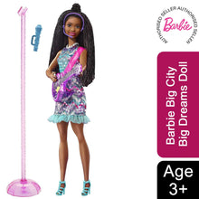 Load image into Gallery viewer, Barbie Co-Lead Doll with Music &amp; Light-Up Feature, Purple Guitar - Singing