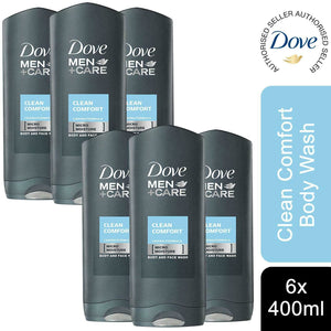 3pk or 6pk of 400ml Dove Men+Care Micro Moisture Body & Face Wash