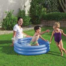Load image into Gallery viewer, Bestway Fast Set 3 Ring Round Plastic Paddling Pool for Kids