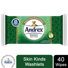 Load image into Gallery viewer, Andrex Washlets Gentle Clean, Skin Kind or Classic Clean Toilet Tissue Wipes