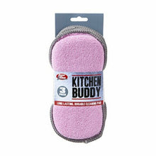 Load image into Gallery viewer, Eazzy 2 Clean Kitchen Buddy 2 in 1 Durable Scrub Cleaning Pad, 3 Pack Assorted