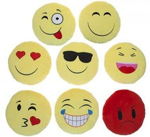 PMS 30cm Emoji Plush Icons Cushion Assorted