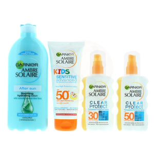 Ambre Solaire Family Pack Summer Sun care Set , 4 piece