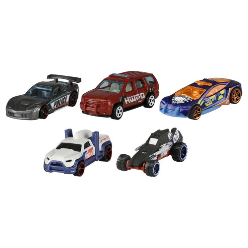 Hot Wheels PK5 Diecast and Mini Toy Cars (Assorted) And Robo Shark Frenzy