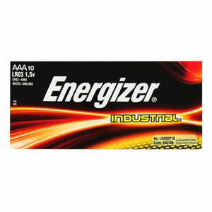 Energizer Industrial Alkaline AAA Batteries Pack of 10