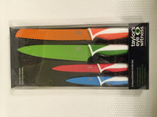 Load image into Gallery viewer, Taylor&#39;s 4 Piece Soft Grip Kitchen Knife Set