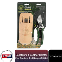 Load image into Gallery viewer, Spear &amp; Jackson Gift Set, Secateurs &amp; Leather Holster, Kew Gardens Tool Range