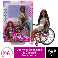 Load image into Gallery viewer, Barbie Doll #166 with Wheelchair and Ramp