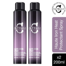 Load image into Gallery viewer, Catwalk by TIGI Haute Iron Heat Protection Shine Spray 200ml, 2pk