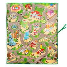 Load image into Gallery viewer, PlayMat 120x100cm EVA Eddy Toys, Giant Kids Play Mat with City Streets Design