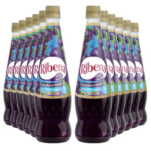 Ribena Concentrate No Added Sugar Blackcurrant Squash Drink 850ml, 12 Pack