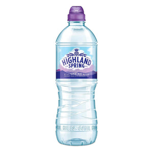 20x750ml Highland Spring Still Sportscap Water Bottle, Fully Recyclable