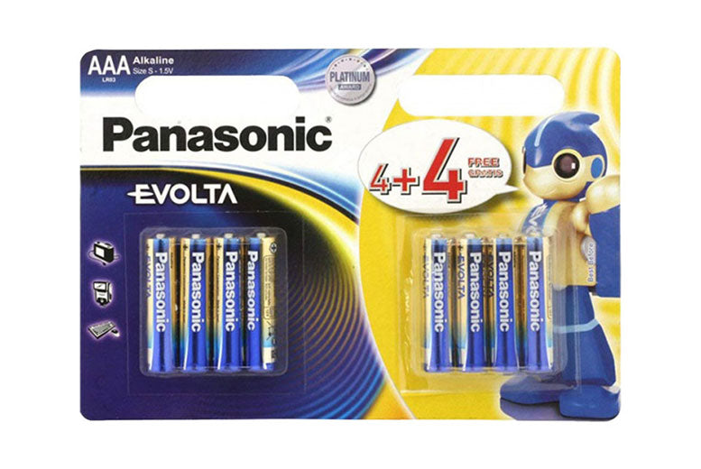 Panasonic Evolta - AA & AAA (4+4 Free) Batteries