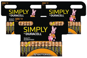 Duracell Simply AA or AAA Multipurpose Batteries