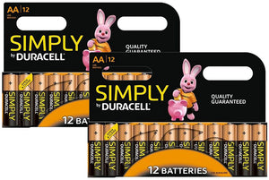 Duracell Simply AA or AAA Multipurpose Batteries