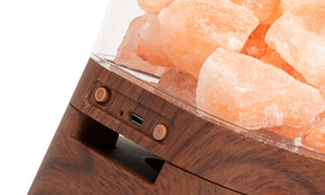 Himalayan salt bluetooth speaker