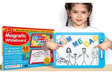 Load image into Gallery viewer, Deluxe 2 in 1 Magnetic Playboard With 48 Letters Assorted