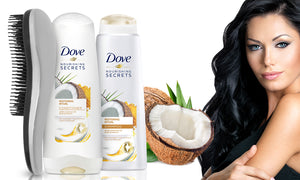 Dove Shampoo+ Conditioner with Detangling Brush