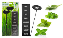 Load image into Gallery viewer, Metal Garden Herb Markers With Stickers Set Of 2