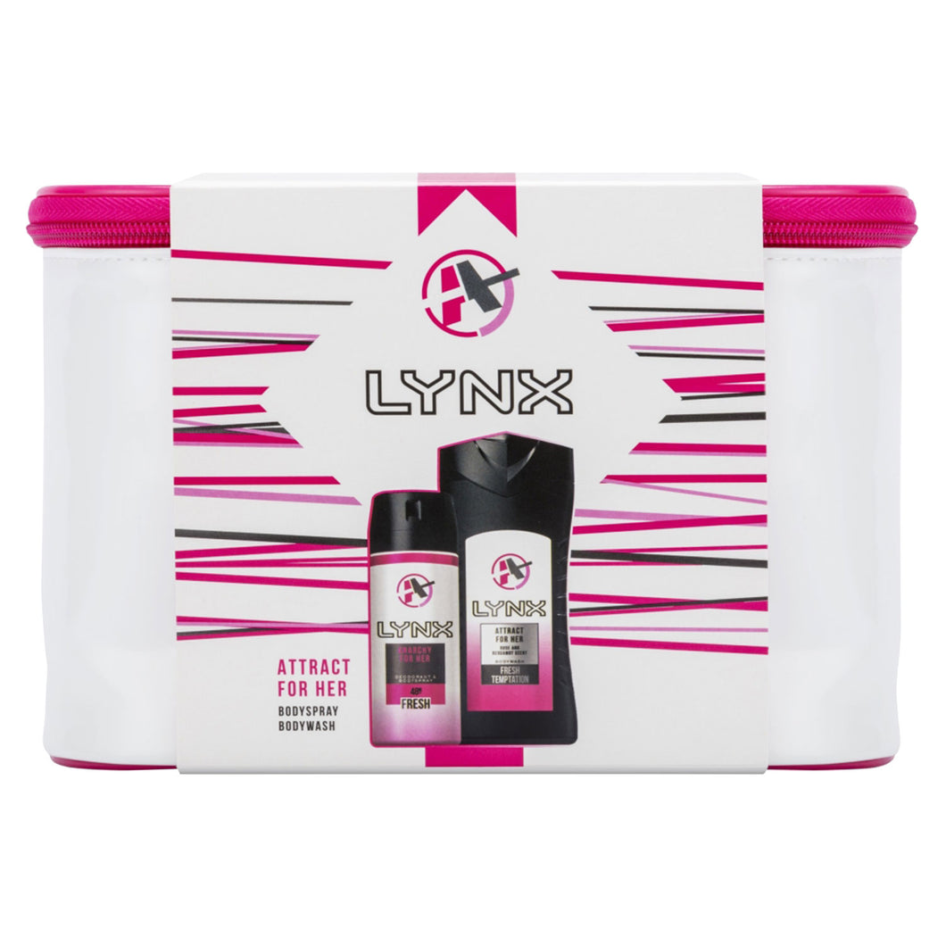 Lynx Attract for Her Washbag Gift Set