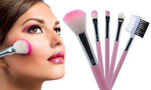 5 Piece MakeUp Brush Set