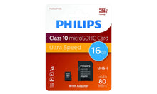 Load image into Gallery viewer, Philips Micro SDHC Class 10 Memory Card