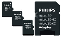 Load image into Gallery viewer, Philips Micro SDHC Class 10 Memory Card