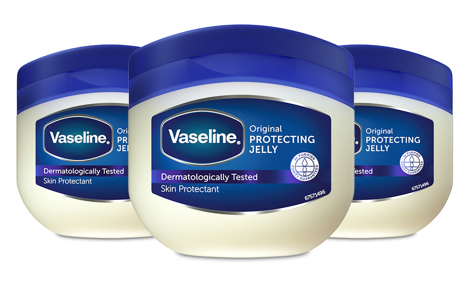 Vaseline Petroleum Jelly, Original, 3 or 6 Pack, 100ml