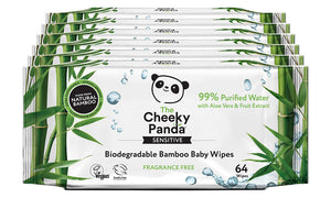 The Cheeky Panda Biodegradable Bamboo Baby Wipes