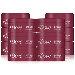 Dove Pro Age Body Butter Nourishing Body Care+Moisture with Olive Oil, 12x250ml