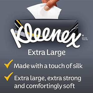 Kleenex Extra Large Man Size Compact Facial Tissues - 24 or 48 Box