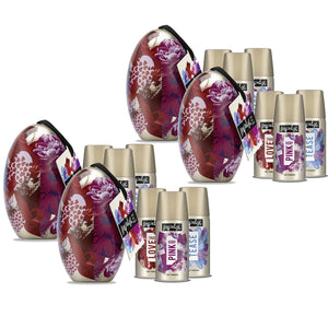 Impulse Easter Egg Mini Collection Gift Egg with 3 Body Spray products for Women ,4pk