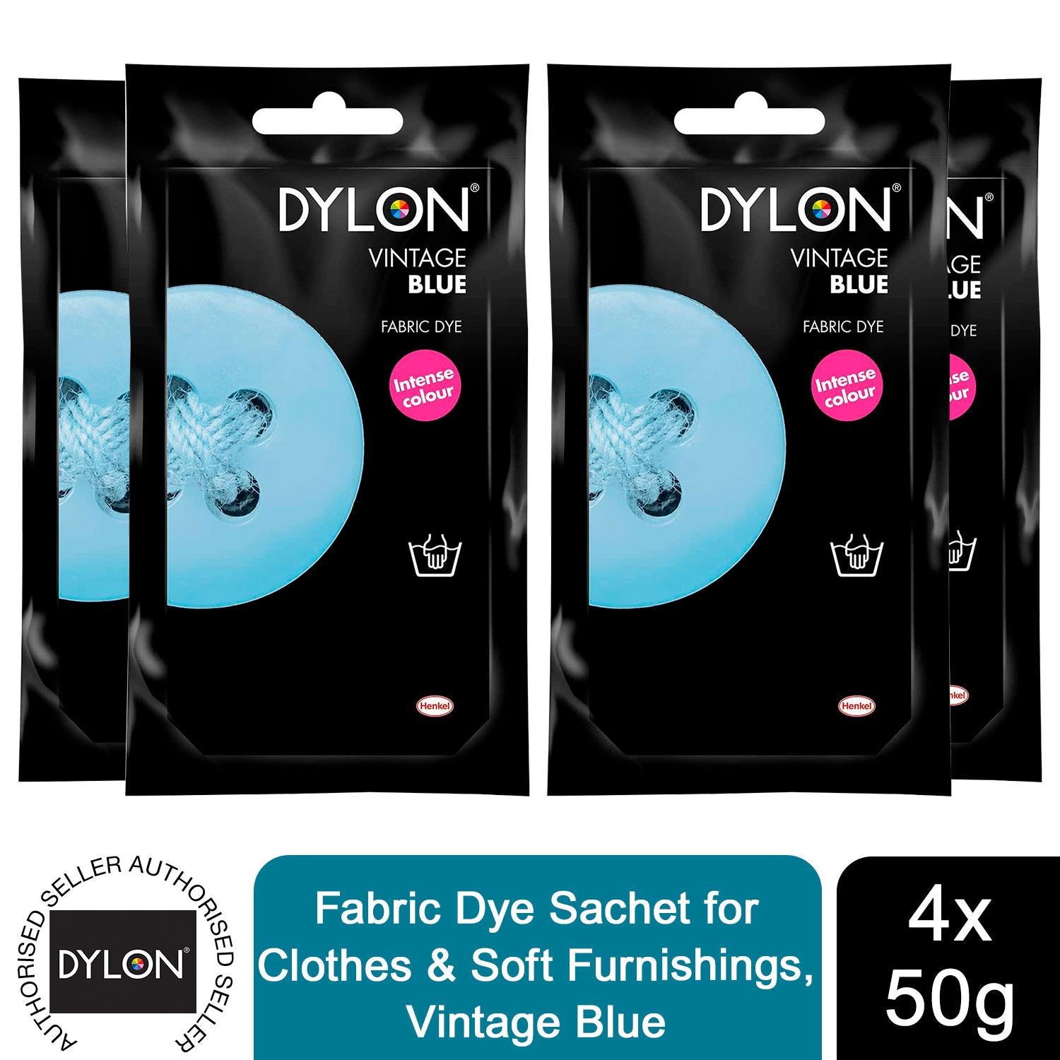 DYLON Hand Dye, Fabric Dye Sachet for Clothes, Soft Furnishings