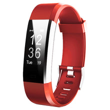 Load image into Gallery viewer, Aquarius Touch Screen Fitness Activity Tracker with Dynamic HRM - Red