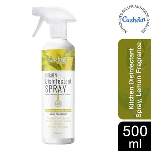 Cusheen Lemon Scented Kitchen Disinfectant Spray, 500ml