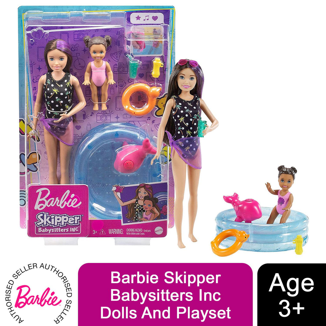 Barbie Skipper Babysitters Inc. Doll and Playset (Styles May Vary)