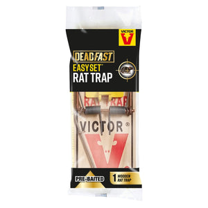 Deadfast Easy Set Rat Trap Rodent Control Single Pack