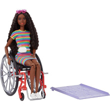 Load image into Gallery viewer, Barbie Doll #166 with Wheelchair and Ramp