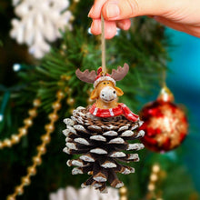 Load image into Gallery viewer, Christmas Ornament Gift 30.5 cm Pinecone Wood