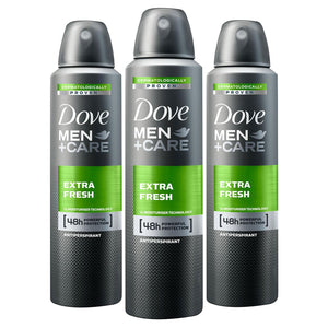 3pk of 150ml Dove Men+Care 48H Powerful Protection Anti-Perspirant