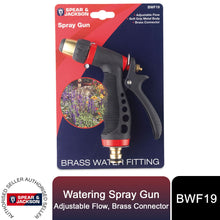 Load image into Gallery viewer, Spear &amp; Jackson Watering Spray Gun, Adjustable Flow, Brass Connector