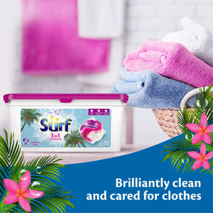 96W(32Wx3) Surf 3in1 Laundry Capsules With 85W Comfort Pure Fabric Conditioner