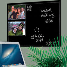 Load image into Gallery viewer, Wallies Peel and Stick Memo Black Chalkboard Paper Vinyl, 12&quot; x 18&quot;