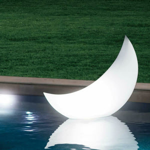 Intex 68693 Led Floating Halfmoon Garden Lamp/Light Crescent