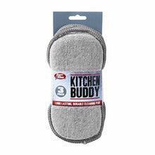 Load image into Gallery viewer, Eazzy 2 Clean Kitchen Buddy 2 in 1 Durable Scrub Cleaning Pad, 3 Pack Assorted