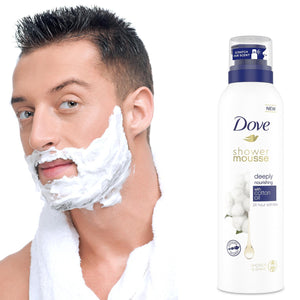 Dove Deeply Nourishing, Argan Oil Shower & Shave Mousse 200ml, 3pk or 6pk