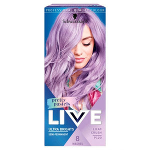 Schwarzkopf Live Ultra Brights Semi-Permanent Hair Dye, P120 Lilac Crush