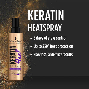 Schwarzkopf Professional Styling Keratin Heat Spray, 230°C Heat Protection,200ml